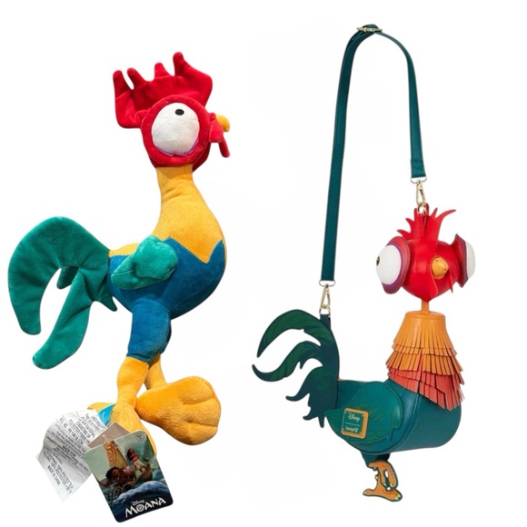 Loungefly Handbags - Loungefly Heihei Plush and Crossbody Bag Set of 2 for Fans.